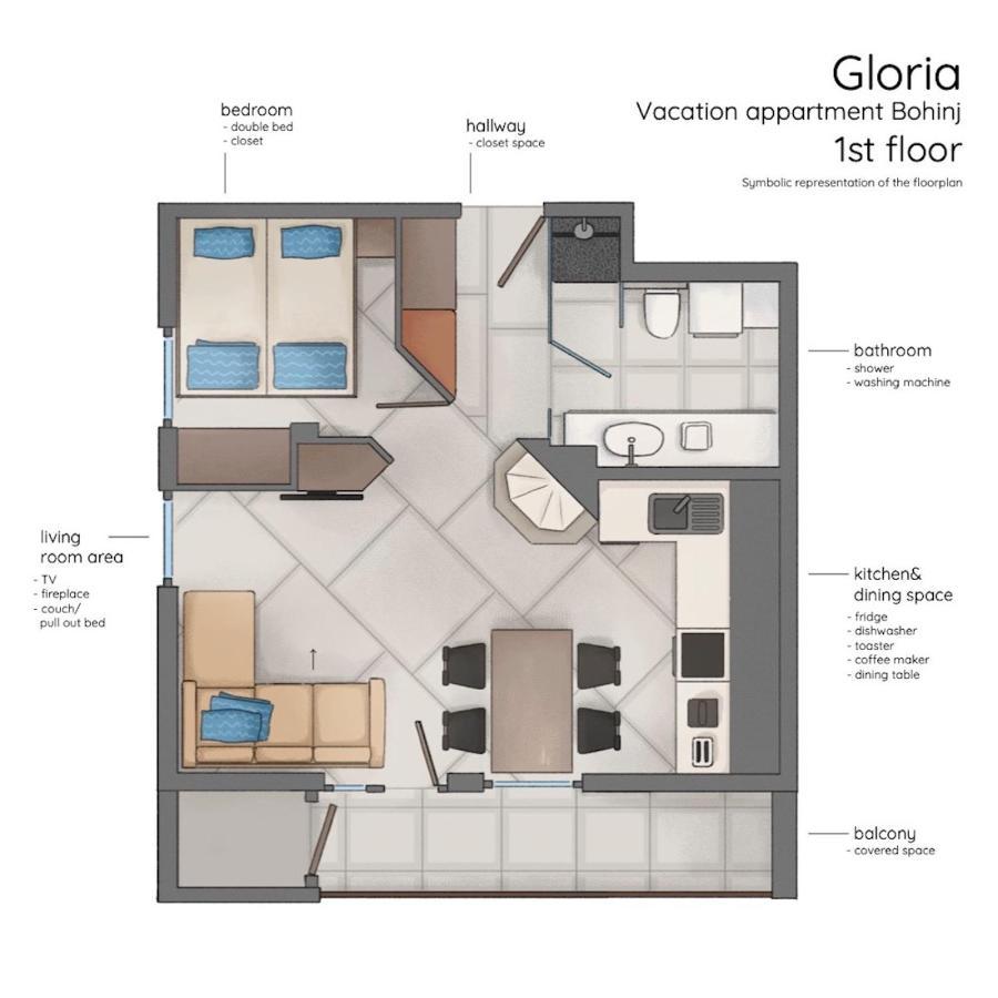 Gloria Holiday - Apartment Bohinj Extérieur photo